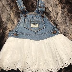 Baby Denim Overall Dress